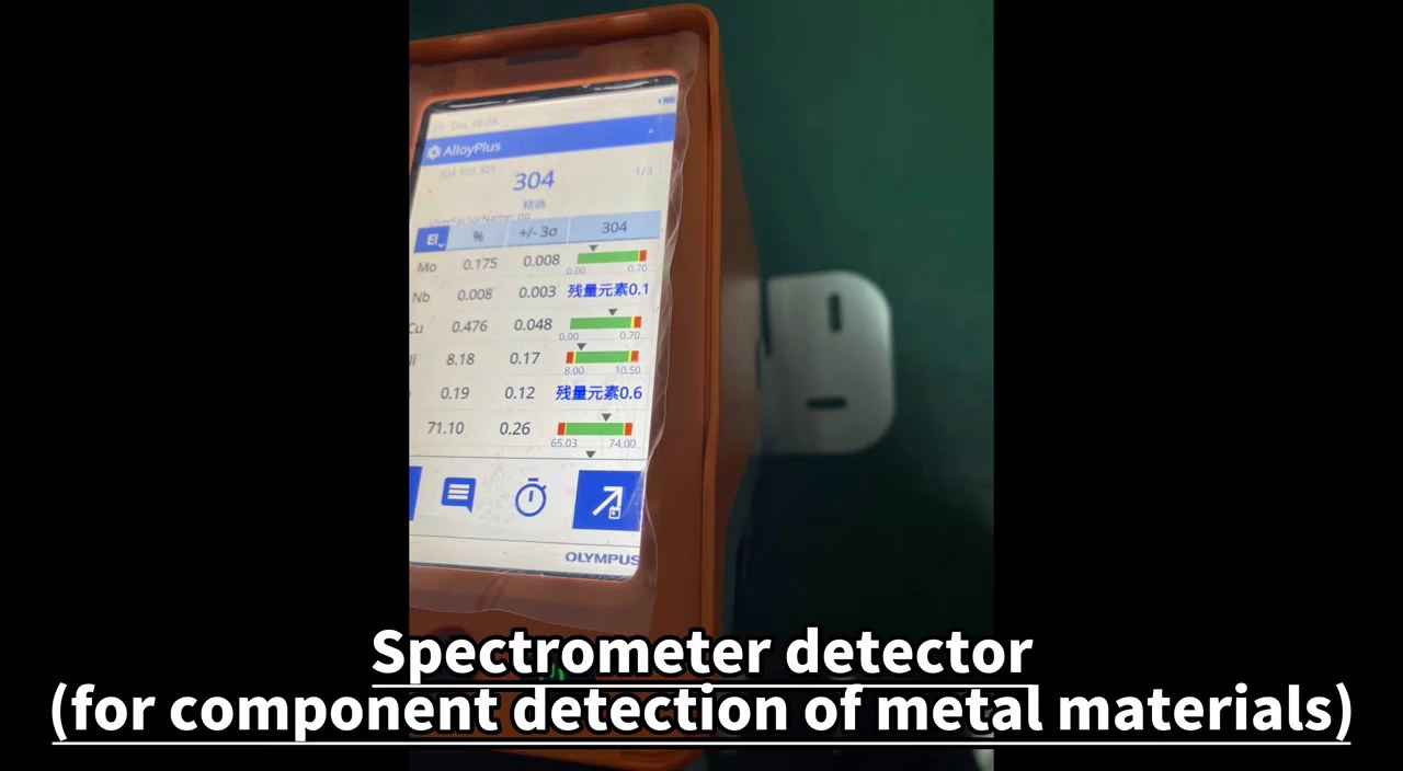Material composition testing shown in CK's video