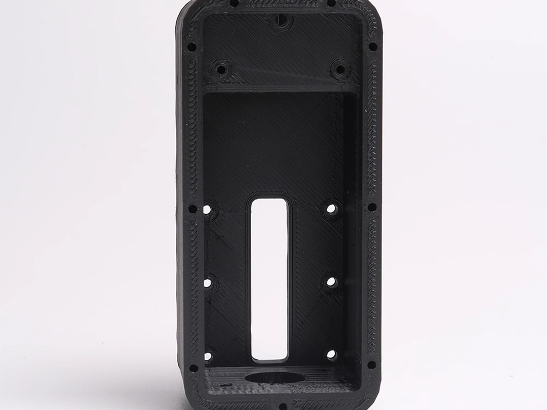 Flame-retardant ABS · 94-V0 designation — Black