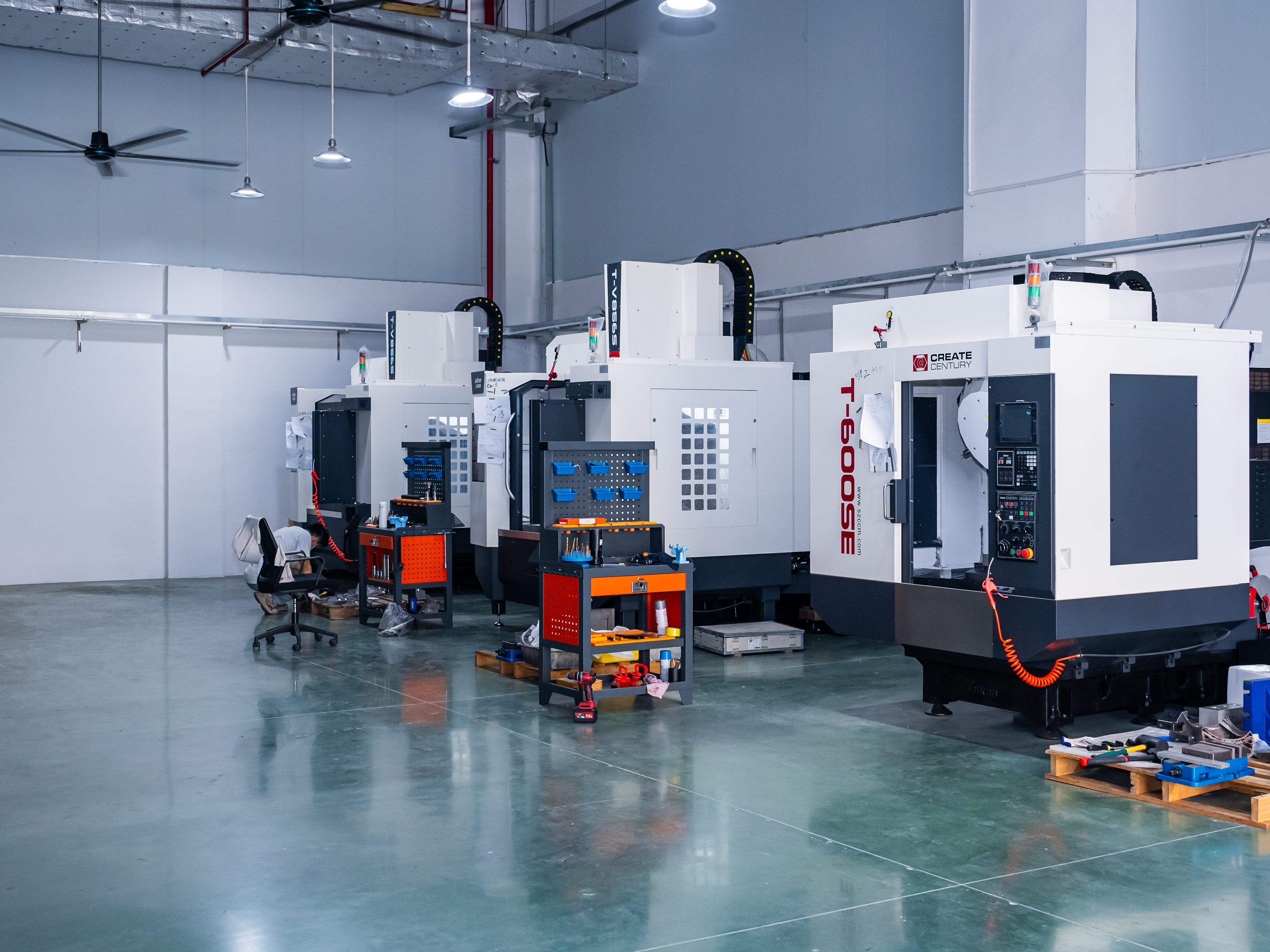 CNC machining equipment at CK