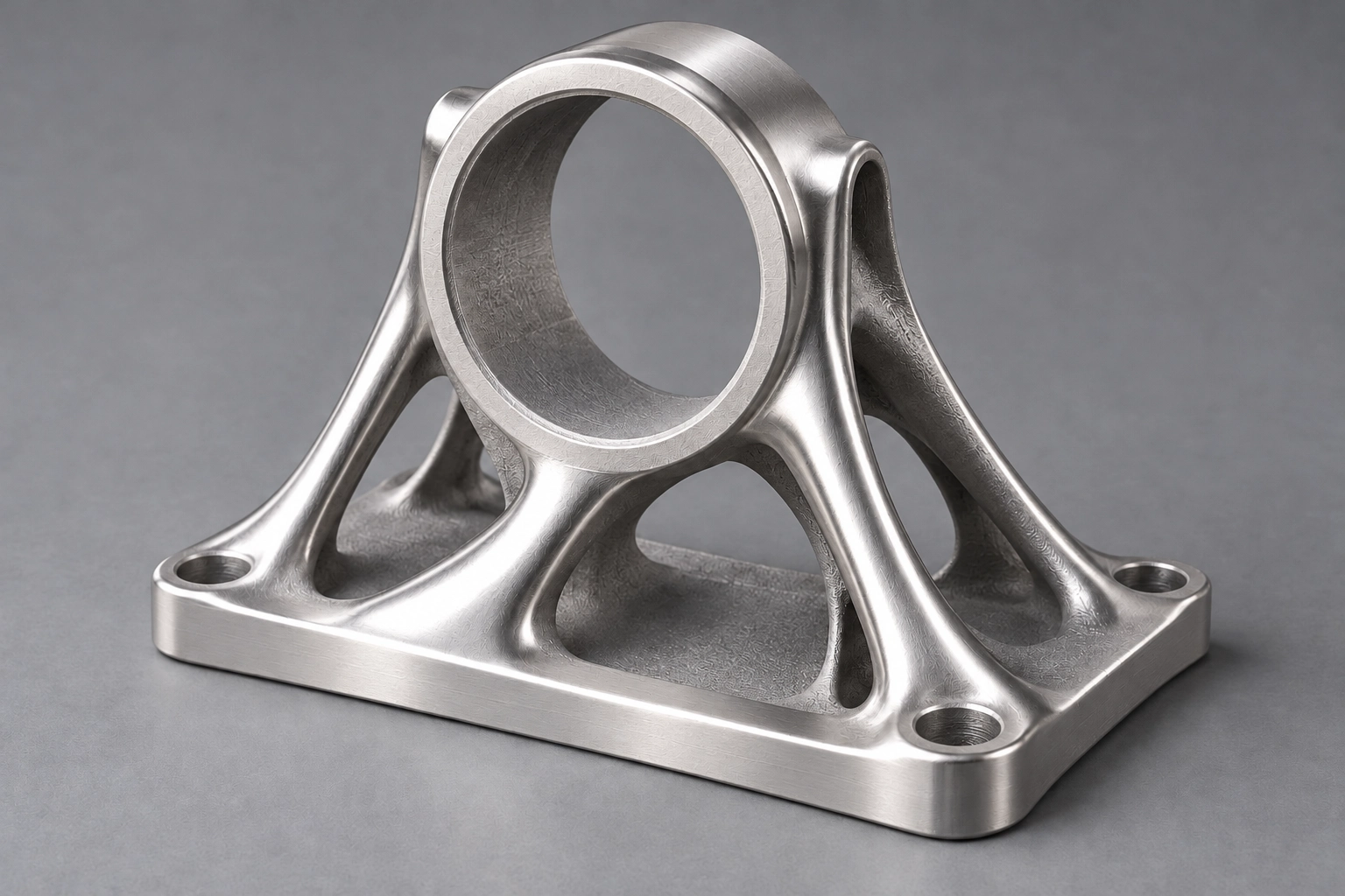 Polishing on suitable printed aluminium