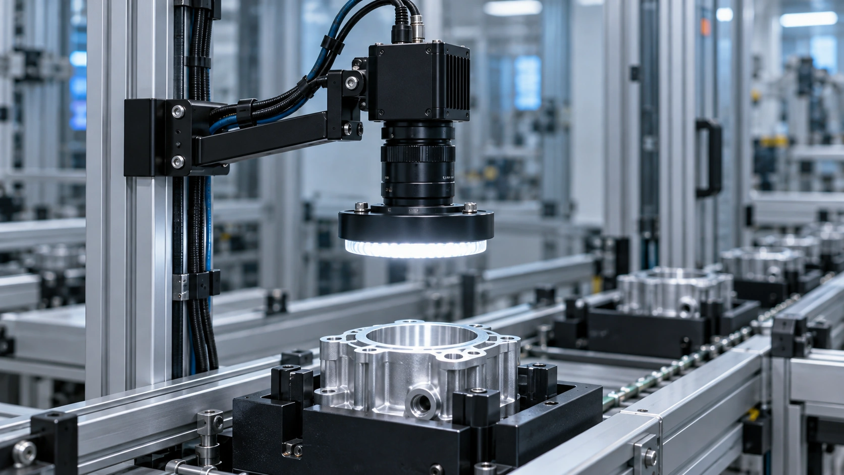 Machine vision camera and inspection station