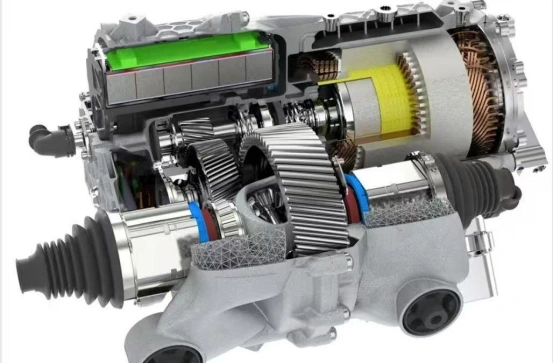 Electric drive assembly internal structure